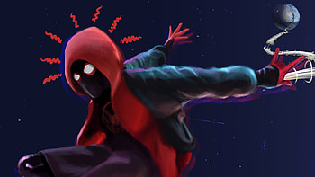 Miles Morales Sketch Art, spiderman-into-the-spider-verse, spiderman, movies, superheroes, artwork, artist, digital-art, behance HD wallpaper