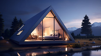 Minimalist Outdoor Tiny House, tiny house, man made, architecture HD wallpaper