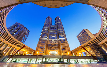 Tokyo Metropolitan Government, , nightscapes, japanese cities, skyscrapers, modern cities, Tokyo, Asia, Japan HD wallpaper