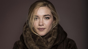 Florence Pugh, Celebrity, Fur HD wallpaper