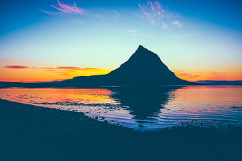 Dawn Landscape Sky Sea , dawn, landscape, sky, sea, nature, reflections HD wallpaper
