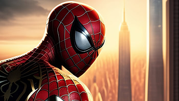 Spiderman In New York , spiderman, superheroes, artwork, digital-art, art HD wallpaper