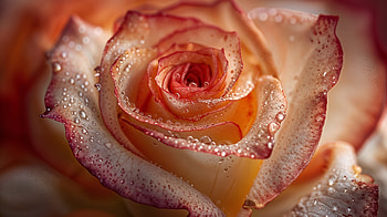 Macro Rose: Dew-Kissed Petals in Stunning Detail, rose, macro HD wallpaper