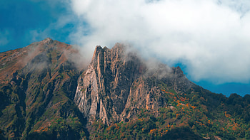 Cloud Kissed Over The Mountains, mountains, mountain, trees, tree, clouds, nature HD wallpaper