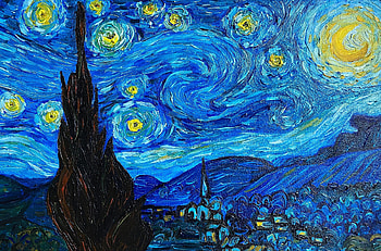 The Starry Night, product showcase, art merchandise, inspirational design HD wallpaper