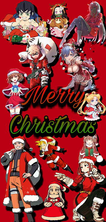 Christmas Anime, Toradora, Darling In The Franxx, Ochako, Sailor Moon, Anime Girl, MHA, Zero Two, Inosuke, Rezero, Red, Goku, Nezuko, Demon Slayer, Naruto, Anime Christmas, Re:Zero, Rem, Taiga, Eri, Bakugou HD phone wallpaper