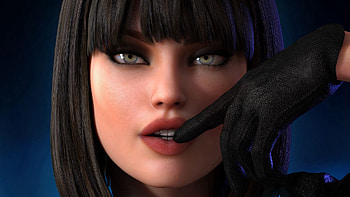 3D, Sight, Opinion, Girl, Face, Glove HD wallpaper