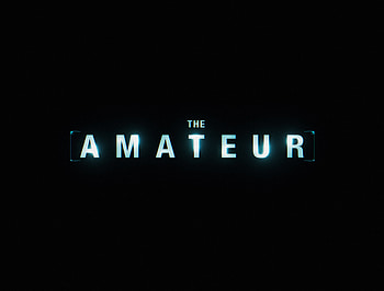The Amateur (2025) Logo - Stunning Ultra, movie, The Amateur (2025), logo HD wallpaper