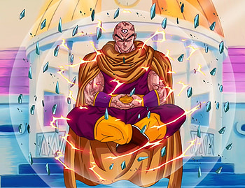 Tenshinhan meditating in the room of spirit and time, room of spirit and time, rosat, training, tenshinhan HD wallpaper