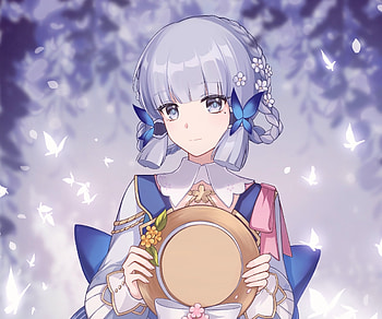 Kamisato Ayaka, Kamisato Ayaka (Genshin Impact), video game, Genshin Impact HD wallpaper
