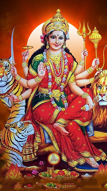 Durga Devi, Maa Durga, Devi Mata HD phone wallpaper