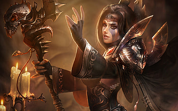 Magic Girl, magic, fantasy-girls, artist, artwork, digital-art HD wallpaper