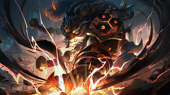 Inkshadow Volibear, Volibear (League Of Legends), video game, League Of Legends HD wallpaper