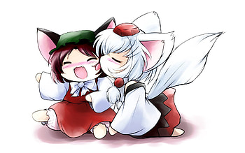 Anime, Fox, Ears, Toddlers, Kids, Tail HD wallpaper