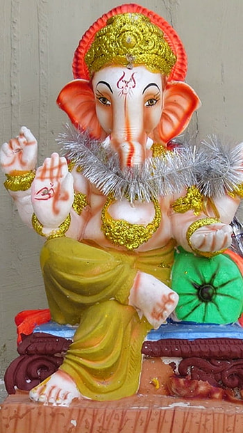 Ganpati , Simple, Statue HD phone wallpaper