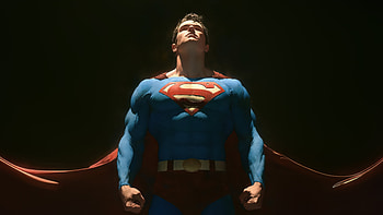 Superman Larger Than Life, superman, superheroes, artwork, digital-art, ai HD wallpaper