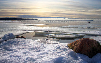Nature, Ice, Snow, Spring, Day, Melting HD wallpaper