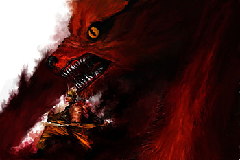 Anime - Naruto Fox Tail Anime Naruto Uzumaki Kurama (Naruto) HD wallpaper