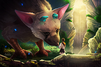The Last Guardian Artwork, the-last-guardian, games, artwork, deviantart HD wallpaper
