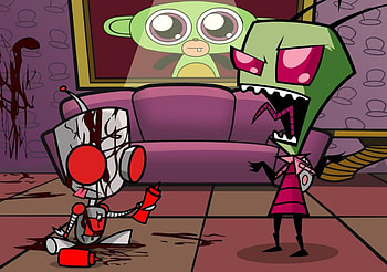 Zim and Bloody Gir, Invader ZIM HD wallpaper