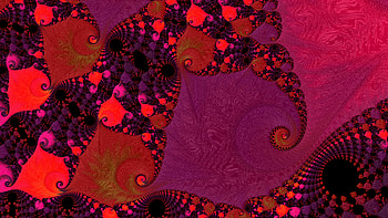 Trippy Psychedelic Fractal, trippy, psychedelic, trance, red, crimson, Abstract, fractal HD wallpaper