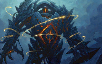 Golem, Magic the Gathering, Fantasy art, Walldevil HD wallpaper