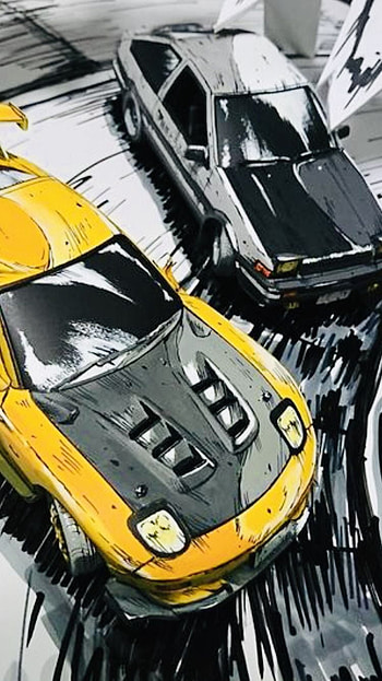 ibinabofibbs on JDM . Art cars, Cool car drawings, Automotive artwork, Initial D HD phone wallpaper