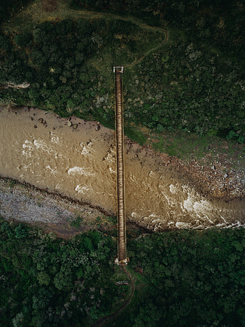 Nature, Rivers, View From Above, Overview, Review, Height, Bridge HD phone wallpaper
