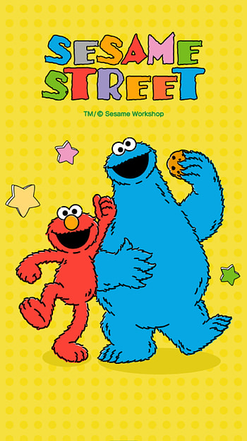 Elmo, Plaza Ssamo, Latin American show, Colorful characters HD phone wallpaper