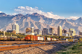 Salt Lake City skyline, Moving to Salt Lake City HD wallpaper