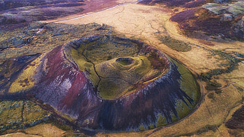 Geothermal Wonder Iceland Vivid Crater Lake, wonder, iceland, crater, lake, nature HD wallpaper