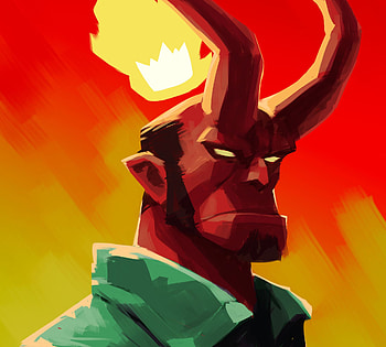Hellboy Art, hellboy, artwork, deviantart, artist, digital-art HD wallpaper