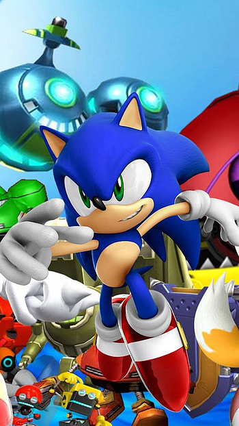 Sonic The Hedgehog, Cartoon, Digital Art HD phone wallpaper
