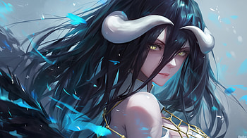Albedo's Ethereal Gaze - Overlord, Anime, Overlord, Albedo (Overlord) HD wallpaper