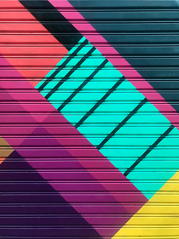 Abstract, Multicolored, Motley, Paint, Wall, Stripes, Streaks HD phone wallpaper