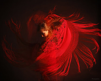 PASSION, swirl, lady, dance, red, beautiful, dress HD wallpaper