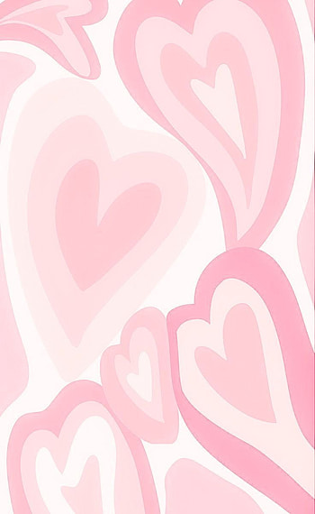 Pink Aesthetic Hearts, Aesthetic Heart HD phone wallpaper