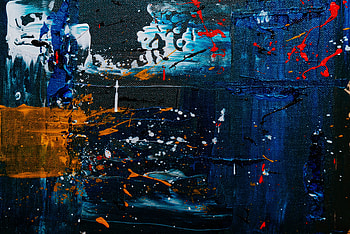 Dark and colorful, artwork, canvas HD wallpaper