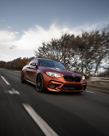 Bmw, Cars, Road, Car, Brown, Speed, Bmw M2 HD phone wallpaper