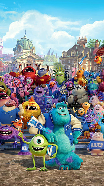 Monsters University (2022) movie HD phone wallpaper