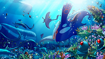 Water Pokemon - Cave HD wallpaper