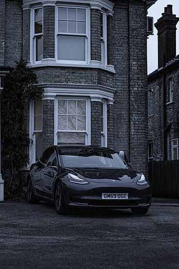 Cars, Car, Front View, Tesla HD phone wallpaper