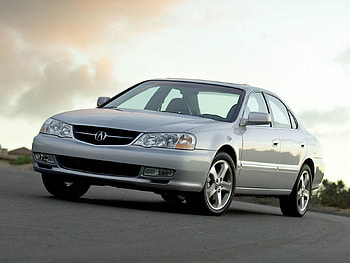 Auto, Acura, Clouds, Cars, Front View, Style, Akura, Shrubs, Tl, 2002, White Metallic, Metallic White HD wallpaper