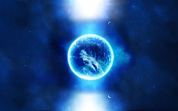 Light, Abstract, Shine, Points, Point, Planet HD wallpaper