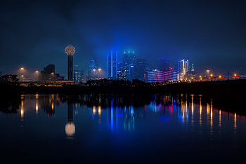 Dallas Skyline, , Urban metropolis, Texas pride HD wallpaper