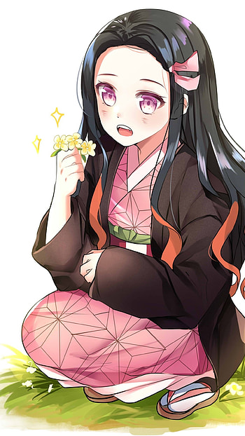 Nezuko, Nezuko Slayer Cartoon HD phone wallpaper