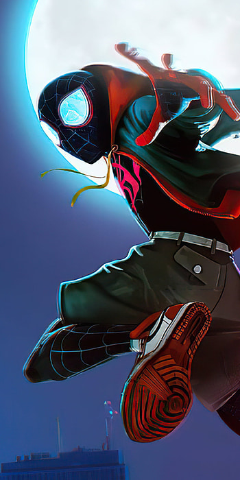 Miles Morales, spider man, movie, Spider-Man: Into The Spider-Verse HD phone wallpaper