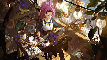 Seraphine Piltover and Zaun Runeterra LoL PC, video game, Legends of Runeterra, Seraphine (League Of Legends), Piltover (League Of Legends) HD wallpaper