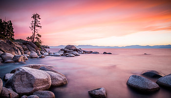 Lake Tahoe , lake, nature HD wallpaper