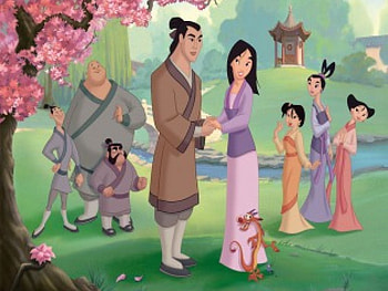 ~Spring Love~, Mulan, colorful, animated, Disney, movie HD wallpaper
